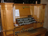 The Organ console
